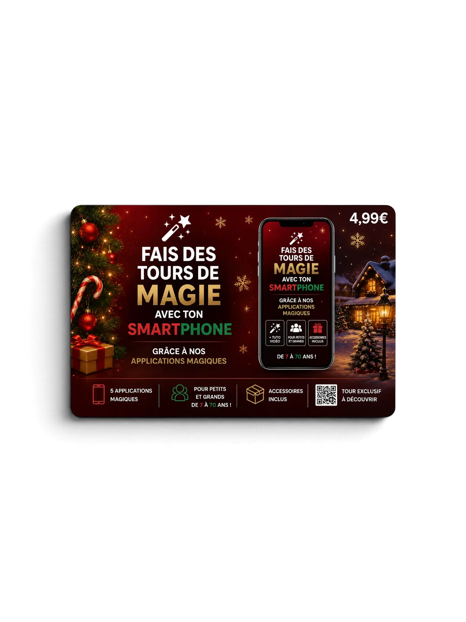 Carte Light Edition Noël